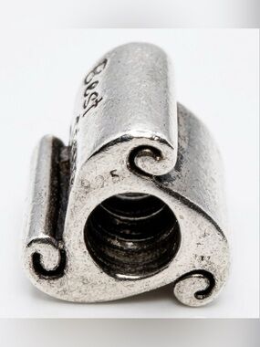 Authentic Pandora Best Friends Scroll Charm Silver Retired 790512